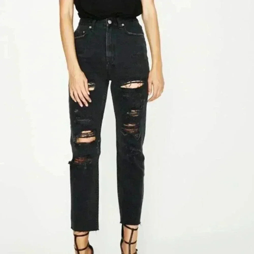 Ksubi Chlo Wasted Rat Attack Straight Leg‎ Jeans Size 27